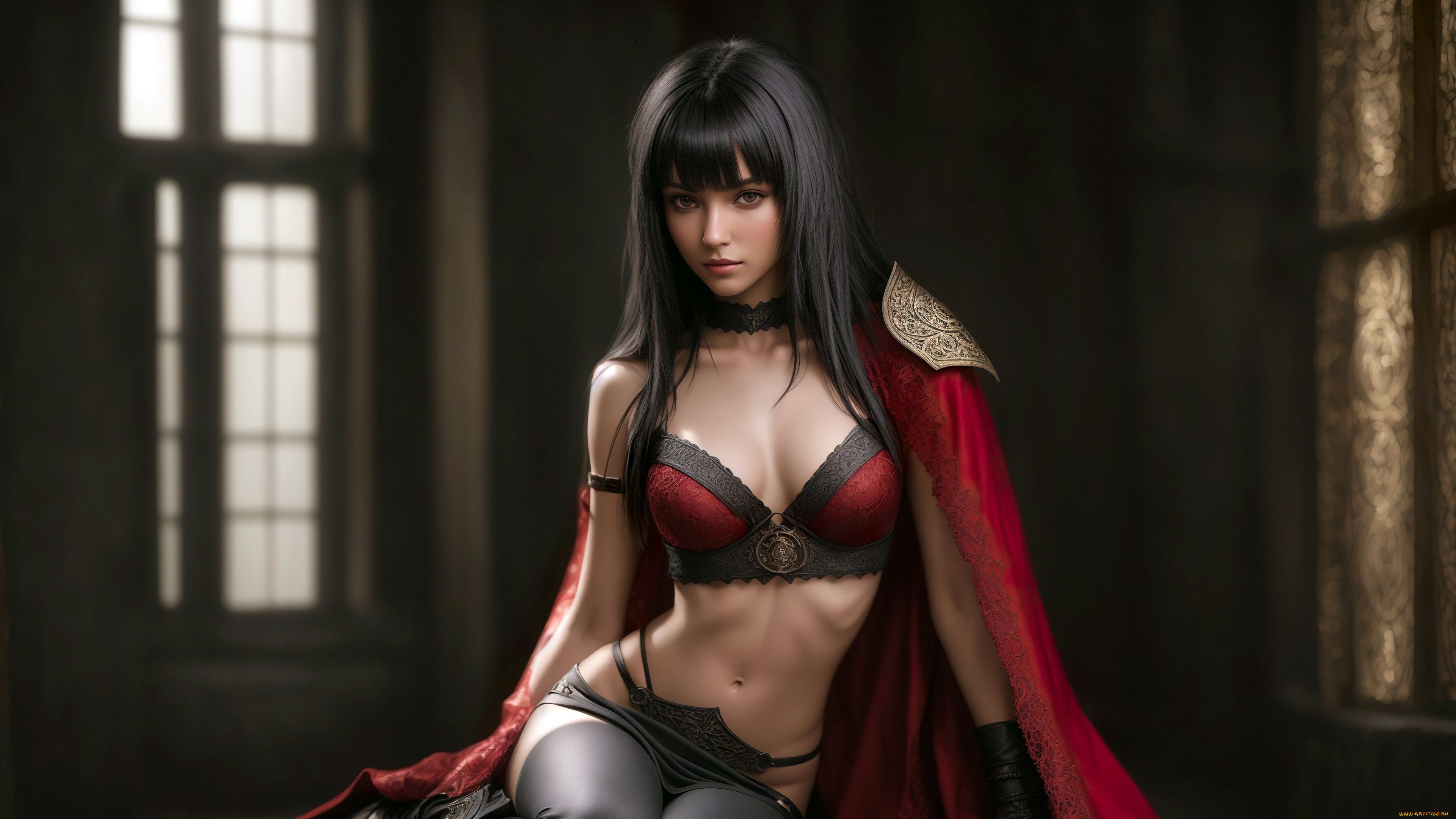 ���������, 3� �������, �������� , fantasy, girl, art, brunet, stable, diffusion, neuronet